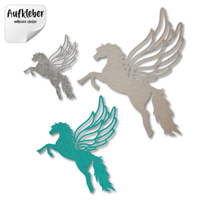 Filz-Aufkleber Pegasus