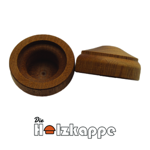 Hirnholz Abdeck-Rosette 40mm Ø, mit stufenförmiger Innenbohrung 20x12 u. 30x3 mm